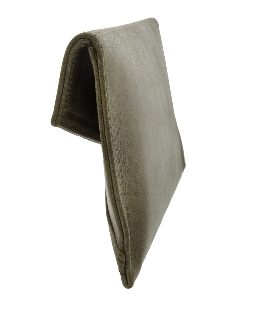 Le Capri Slim Leather Clutch by Dareen Hakim