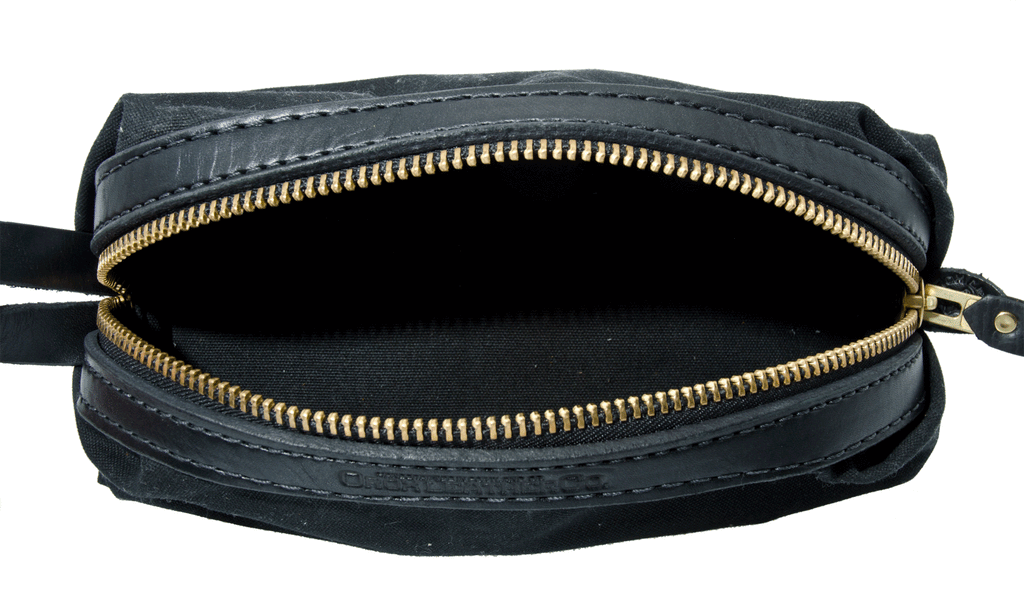 Orox Leather Co. G.I. Dopp Kit Wax Black