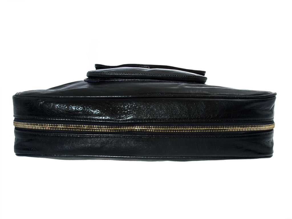 d'andrea handbags Mr. Heartthrob: Black Patent Handbag