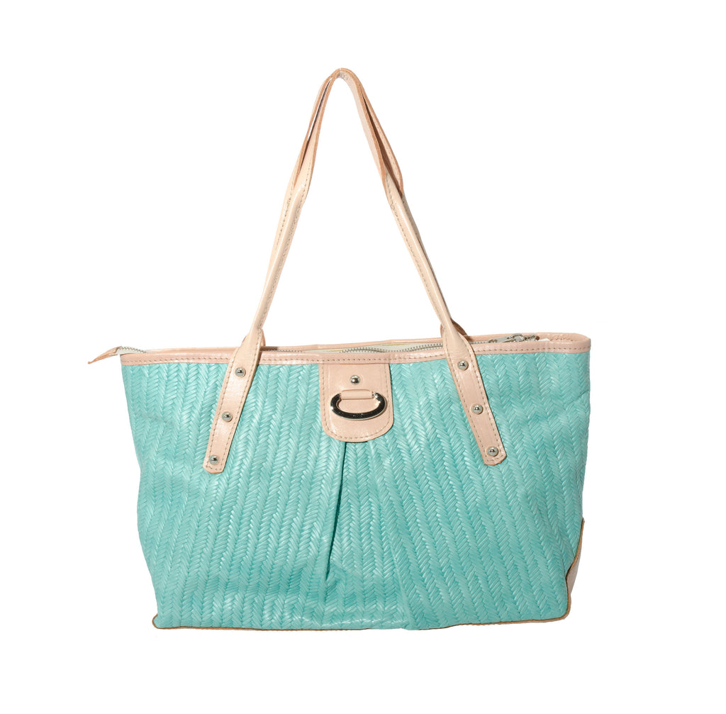 Vin Baker Handbags Casey Tote in Turquoise