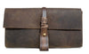 Jo Handbags Genuine Boot Leather Wallet Brown