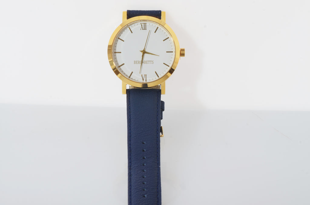 BERG+BETTS Watch Original Gold and Navy