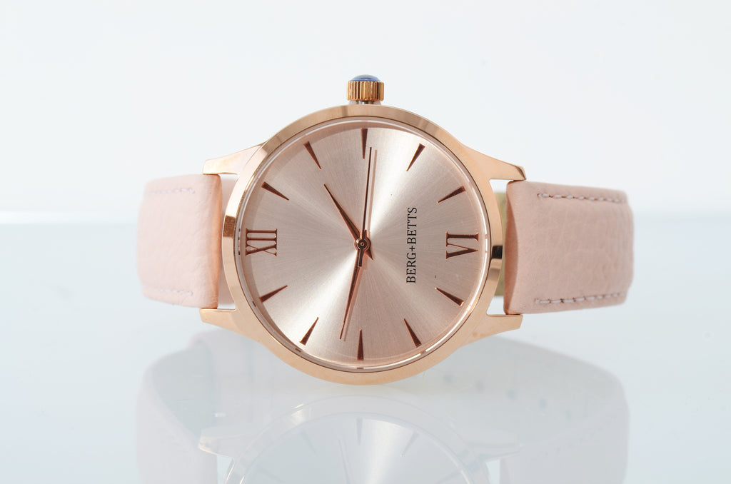BERG+BETTS Watch Mindful Rose Gold and Blush