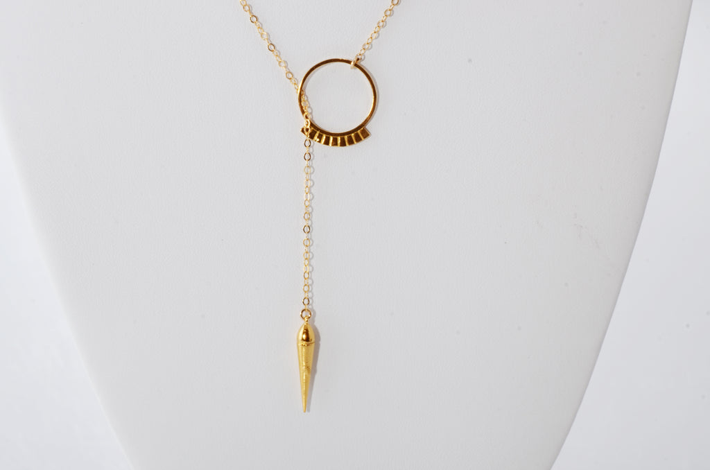 Katie Dean Jewelry King & Queen Lariat Necklace