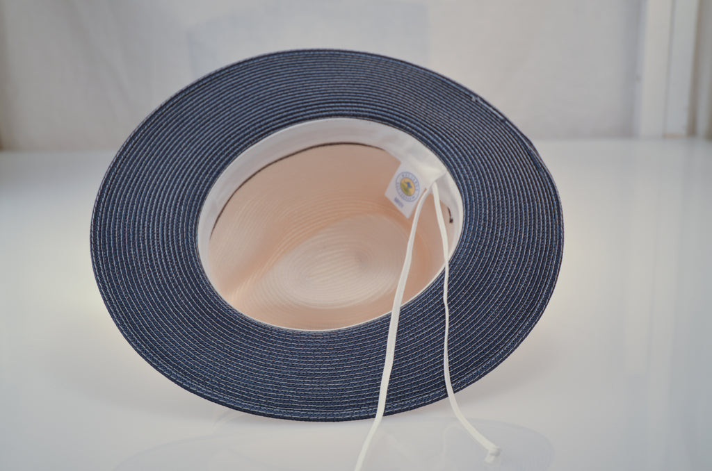 WALLAROO HAT COMPANY- PETITE KRISTY IVORY/NAVY