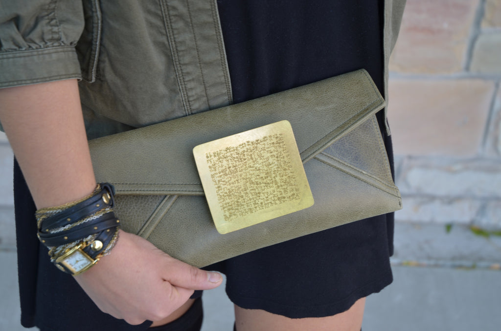 Professional woman's Le Capri clutch by Dareen Hakim