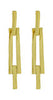 Karine Sultan Gold Camille Art Deco Drop Earrings
