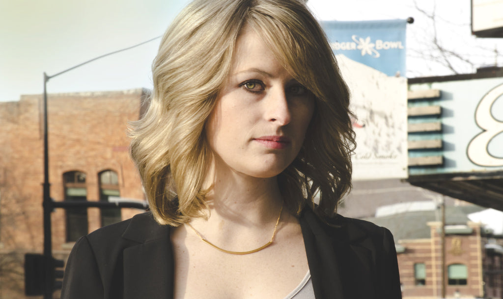 Adina Reyter Everyday Wear Large Arc Necklace 18k Gold jewelry