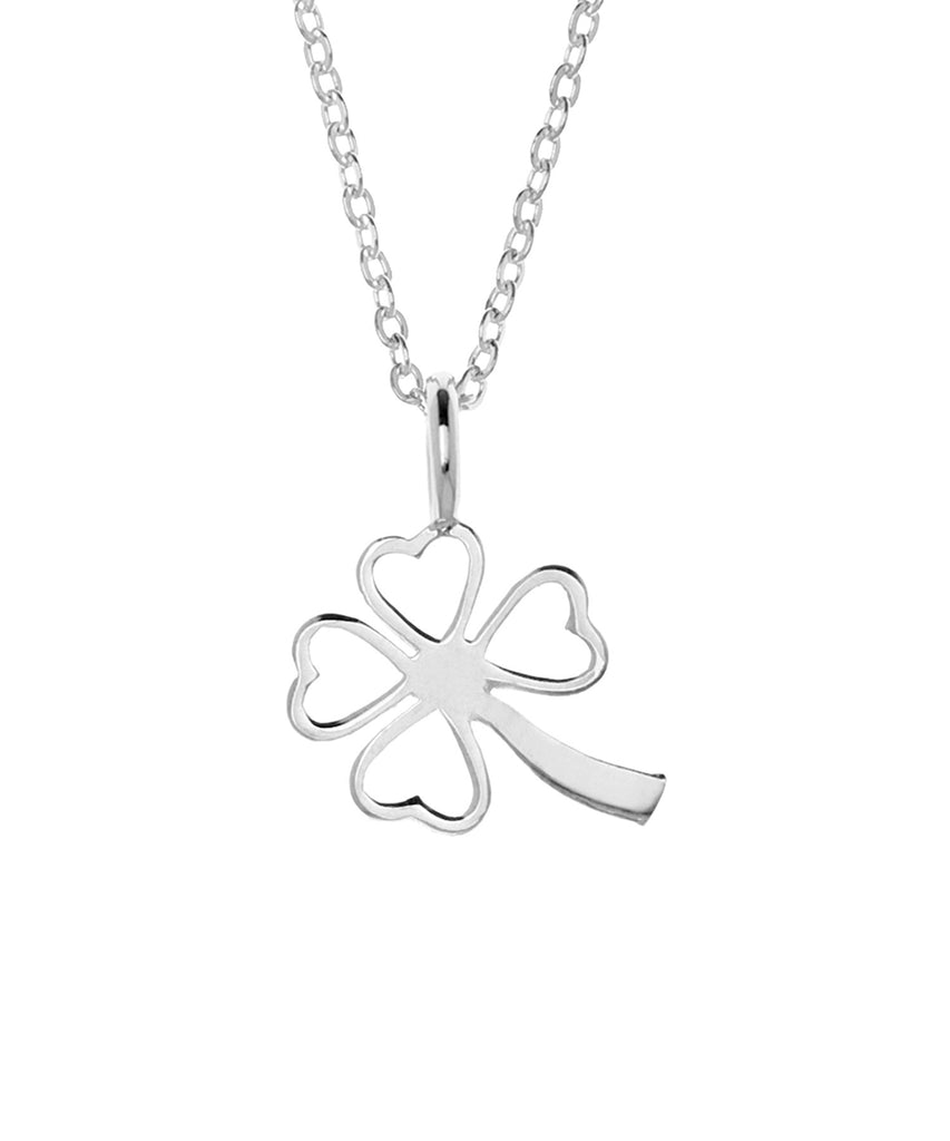 Samantha Faye Small Clover Pendant Necklace