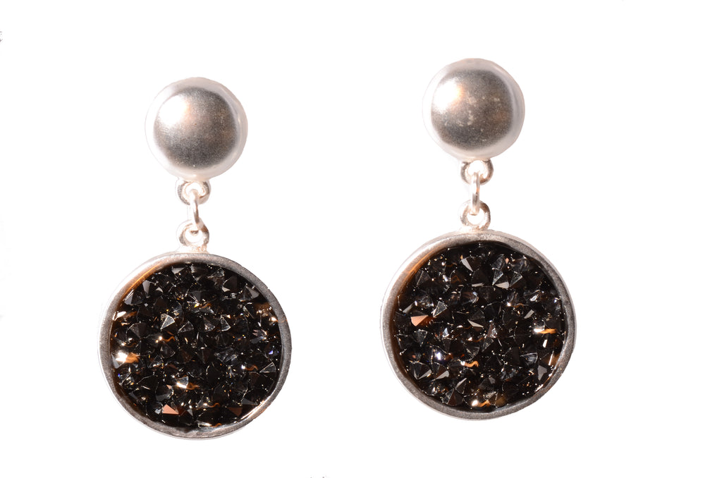 Karine Sultan Sterling Silver Louna Stud Earrings