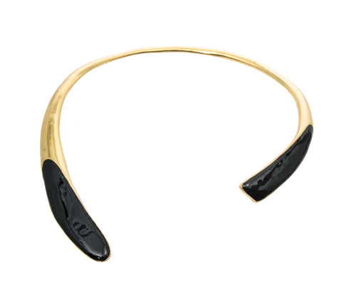 Karine Sultan Oxidized Copper Pendant Earrings