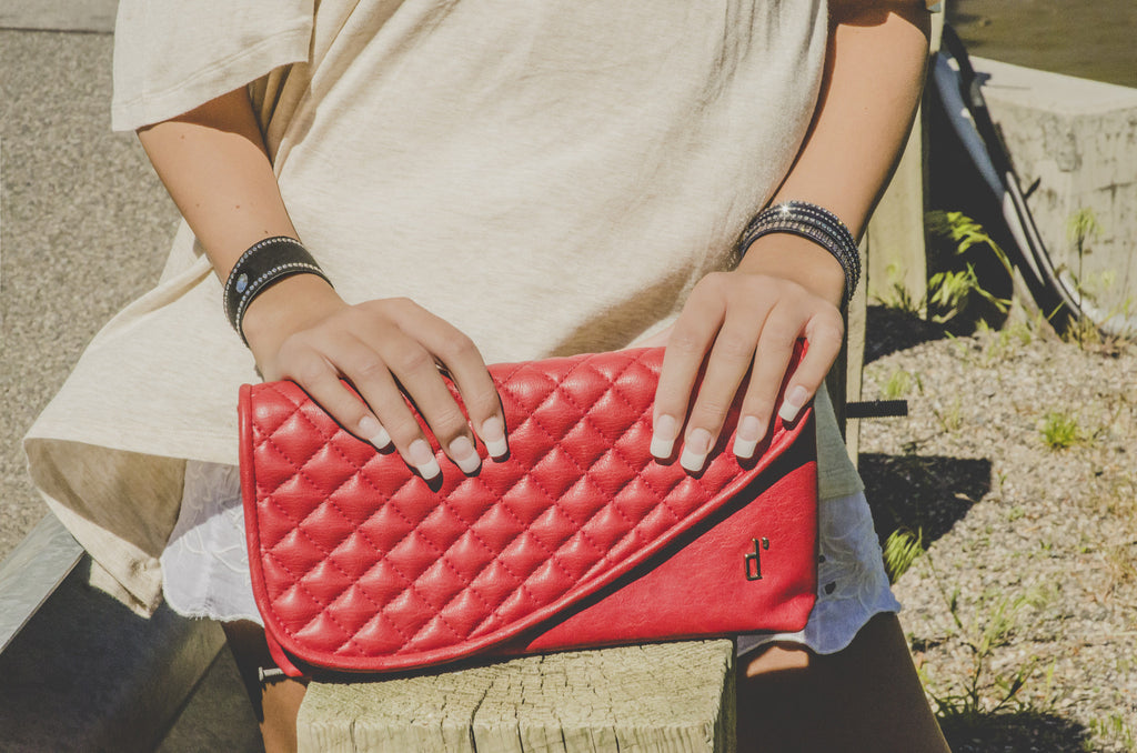 d'andrea handbags Mr. Precarious Clutch