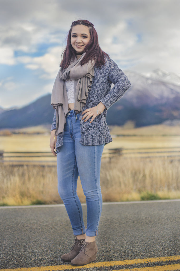 Donni Charm Diagonal Scarf