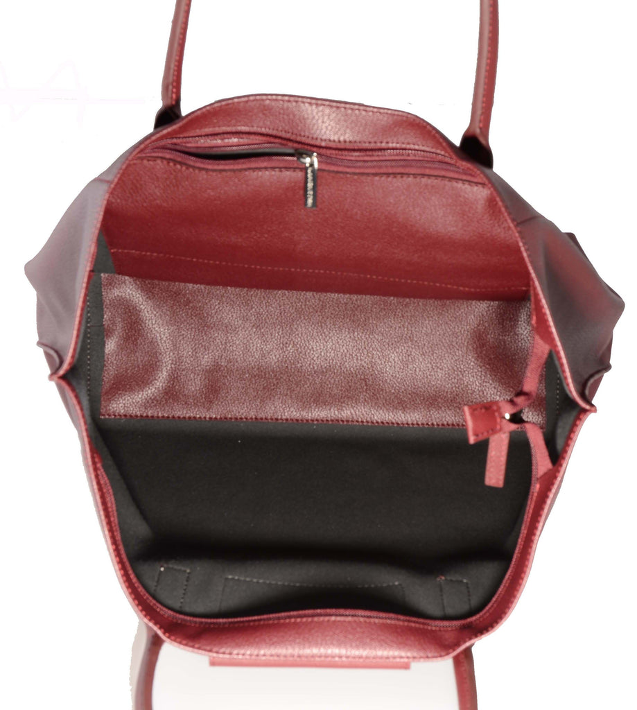 Lancaster Maya Tote Burgundy