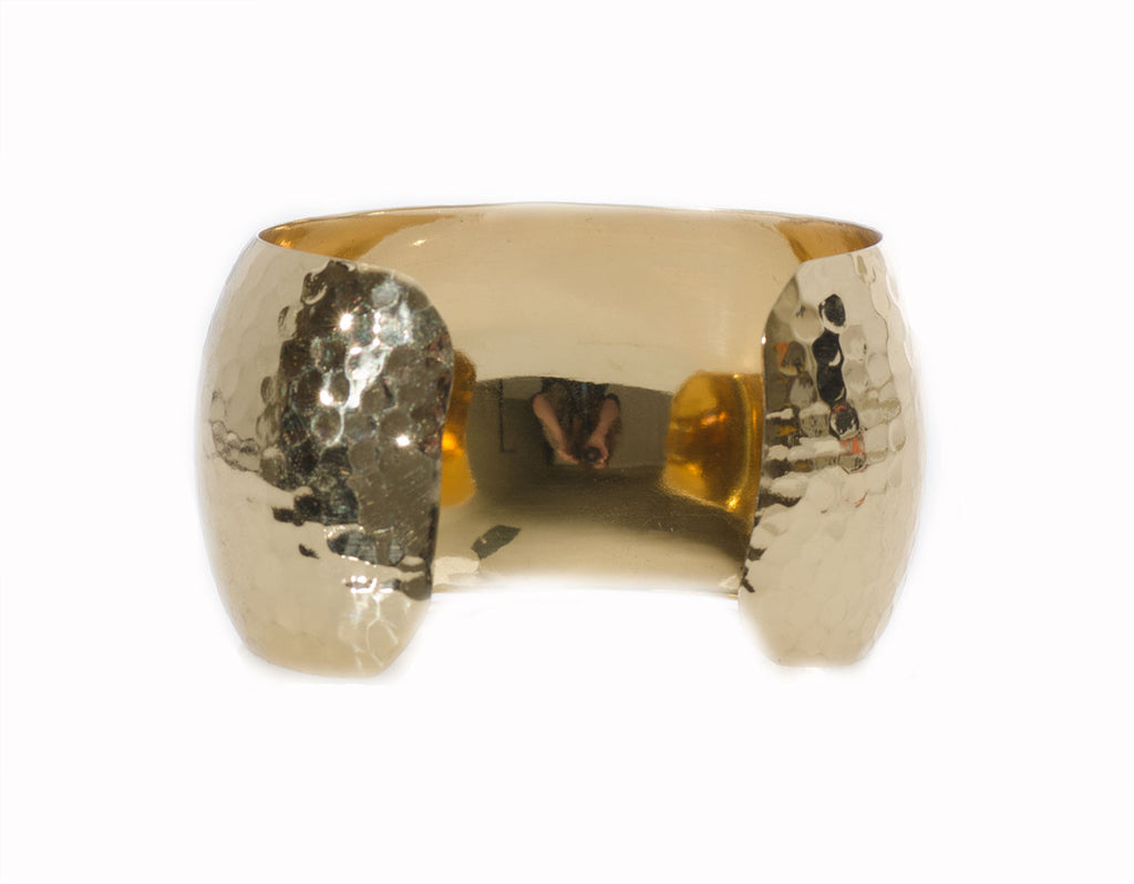 Charles Albert Hammered Bubble Cuff