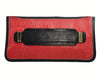 Alexandra Satine, East Side Handbag, Red, Black, Clutch, Leather, Handbag Tailor