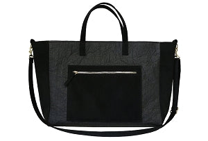 HFS Pocket Bum Bag - Black Piñatex