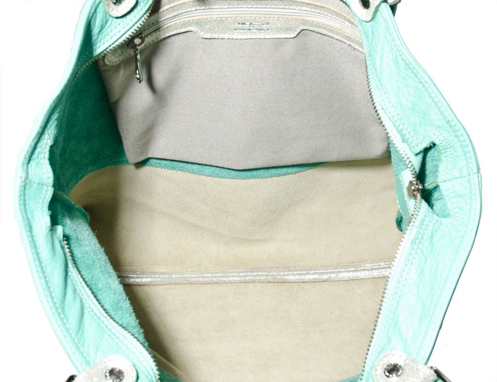 Lancaster Paris Cabas Soft Tote Mint