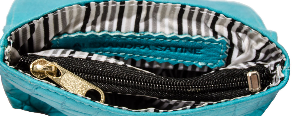 Alexandra Satine, Altimira, Wallet, Blue, card, passort, leather