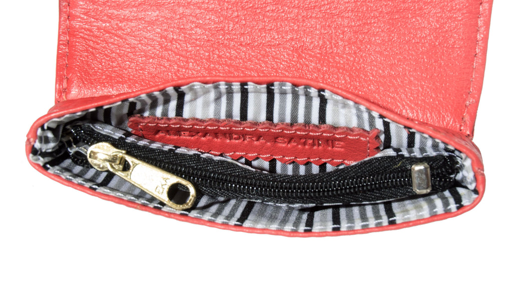 Alexandra Satine, Altimira, Wallet, Red, card, passort, leather