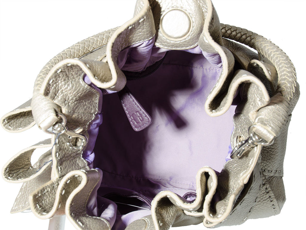 Catherine Adair Betula scrunch top Pouch fabric lining