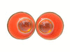 Karine Sultan Orange Stud Earrings