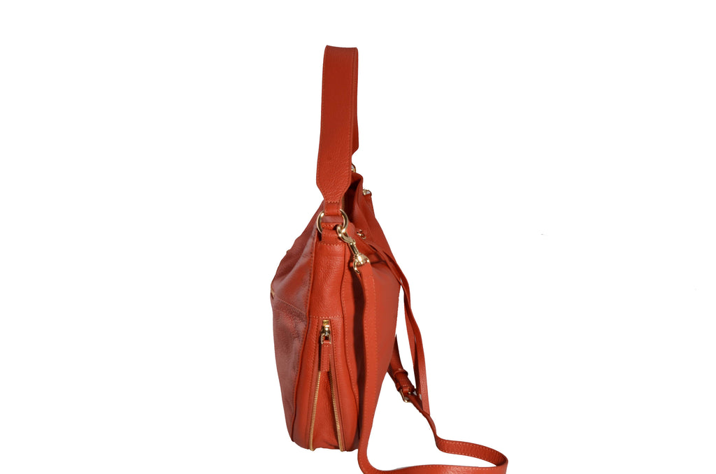 Lancaster Dune Shoulder Handbag in Pumpkin
