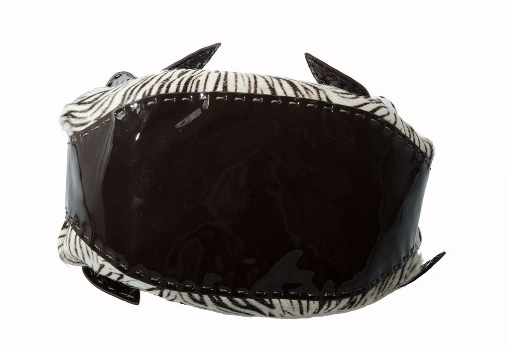 Unique Small Catherine Adair Betula Pouch Zebra Print