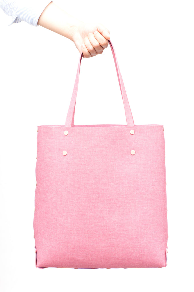 Asmbly Shopper Tote - Make Your Own Bag DIY (Pink PU)