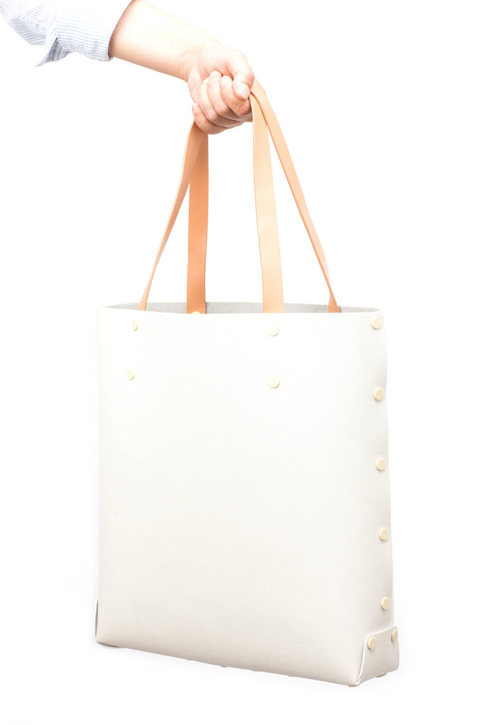 A Tote You Construct Yourself - White Asmbly Shopper Tote