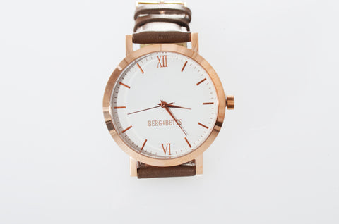 BERG+BETTS Watch Mindful Rose Gold and Ivory