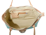 Vin Baker Handbags Casey Tote in Turquoise