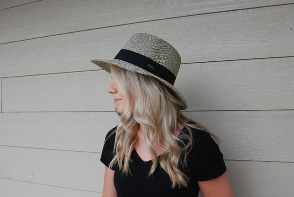 WALLAROO HAT COMPANY-JOSIE MIXED BLACK