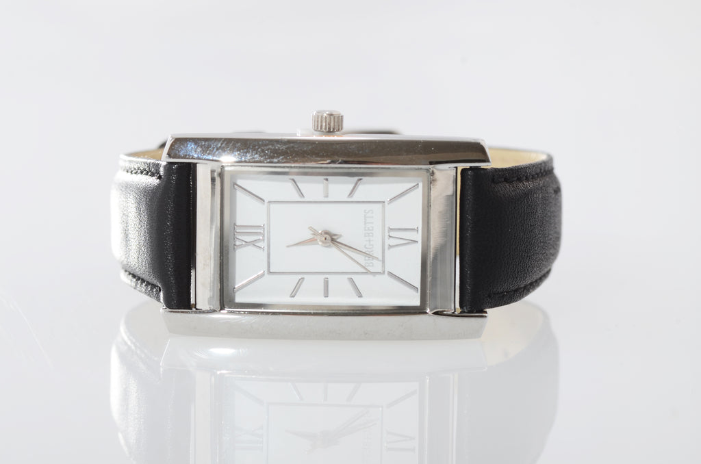 BERG+BETTS Watch Classic Silver and Black