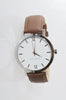 BERG+BETTS Watch Original Silver and Brown
