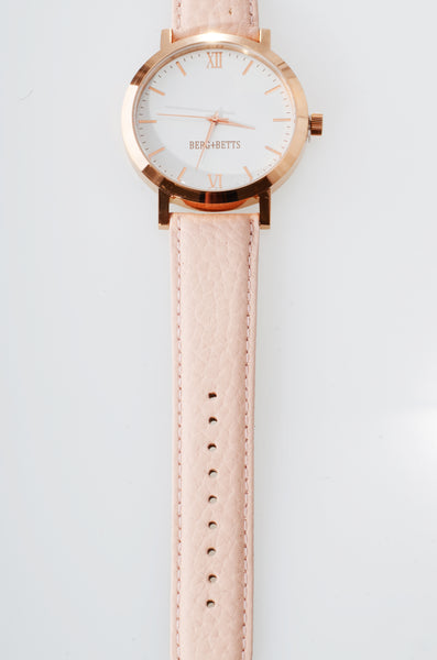 BERG+BETTS Watch Original Rose Gold and Blush