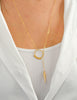 Katie Dean Jewelry King & Queen Lariat Necklace
