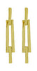 Karine Sultan Gold Camille Art Deco Drop Earrings