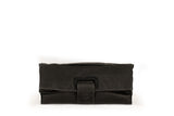Marnie Bugs Brown Leather Handbag, Marnie Bugs Versatile Clutch, 