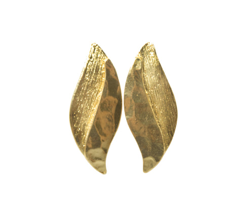 Karine Sultan Oxidized Copper Pendant Earrings