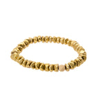 Sisco Berluti Nugget Beaded Bracelet with Gold Stardust Accent