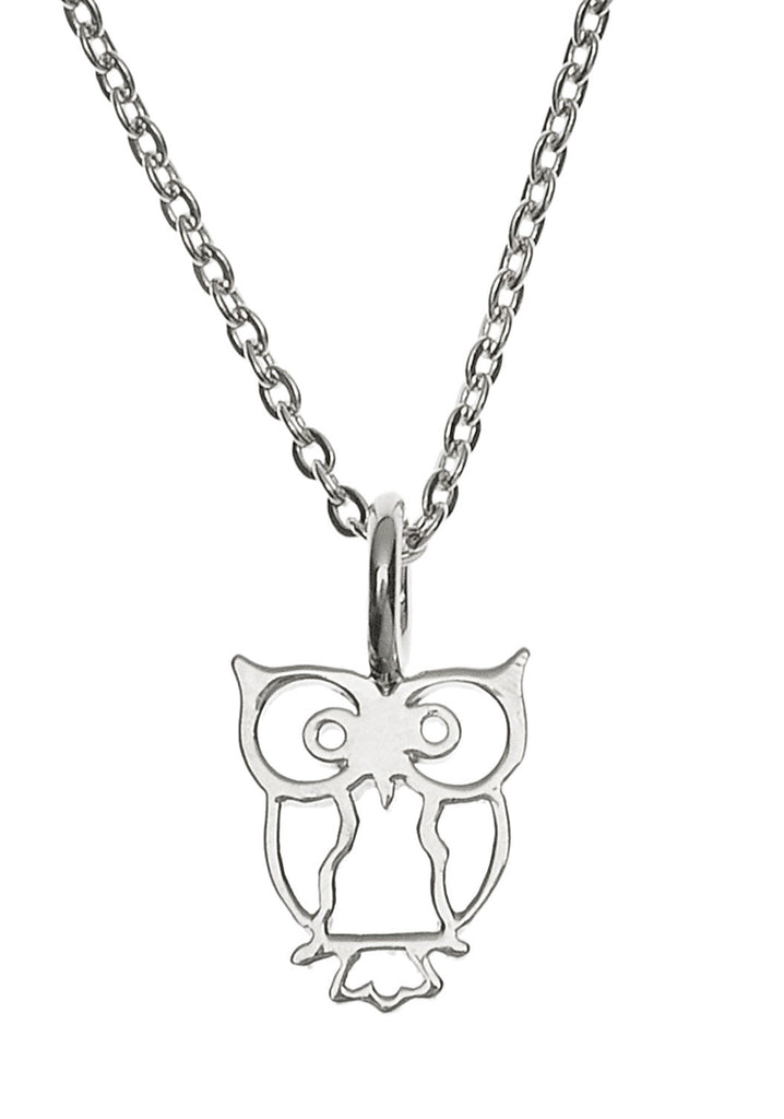 Samantha Faye Small Owl Pendant Necklace