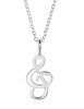 Samantha Faye Small Treble Symbol Necklace