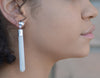 Karine Sultan Caroline Tassel Drop Earrings - Silver
