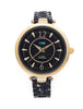 La Mer Collections Black/Gold Black Dial Sicily Watch