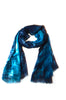 Lua Hand Dyed Silk Wrap in Teal