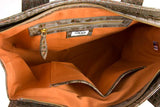 Signature orange fabric lining interior of the Marnie Bugs Vanessa Handbag