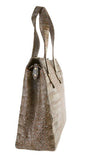 Marnie Bugs Vanessa Shoulder Bag in Faux Alligator Textured Leather
