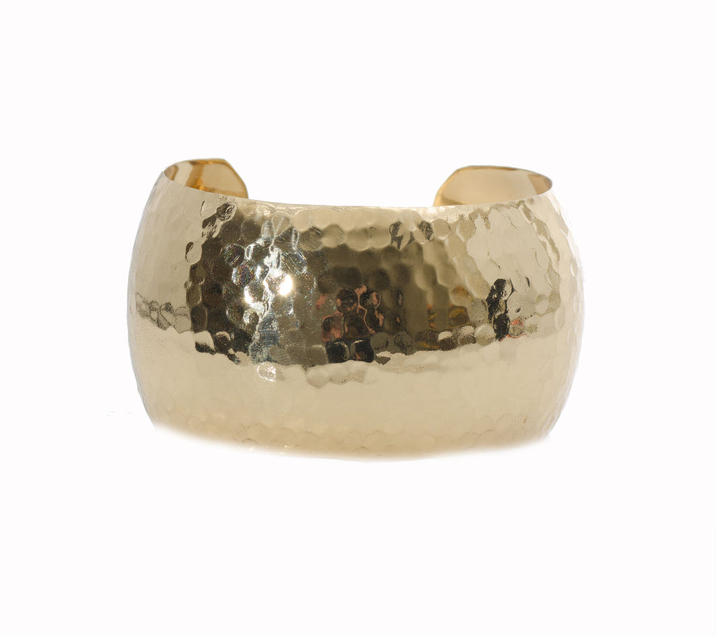 Charles Albert Hammered Bubble Cuff