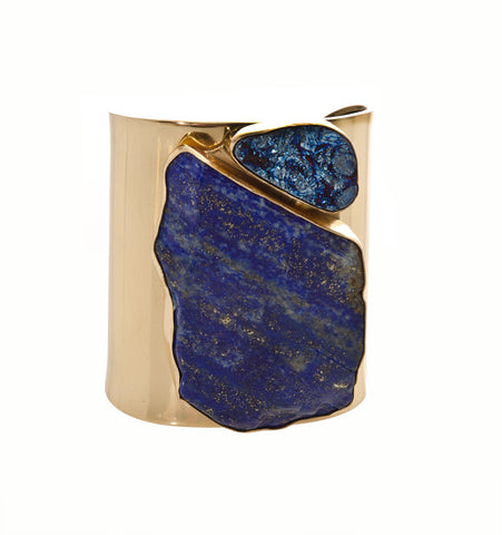 Charles Albert Jewelry Alchemia Blue Jasper Solid Cuff